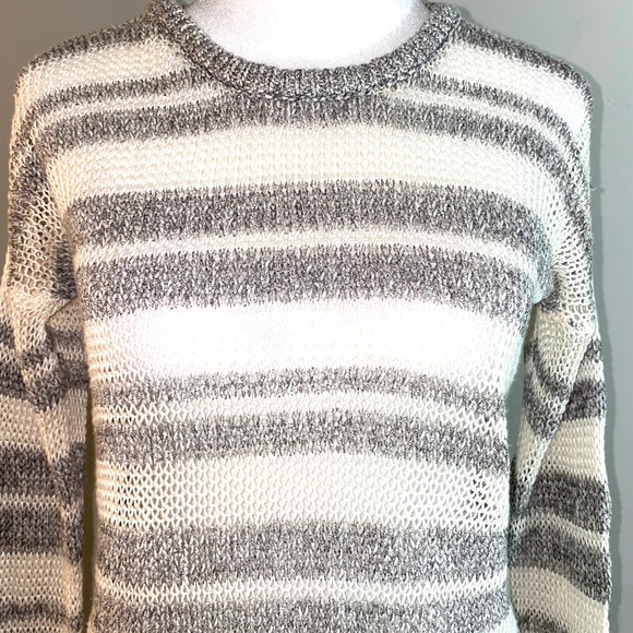 Splendid Cotton & Linen Striped Sweater - Picture 5 of 14